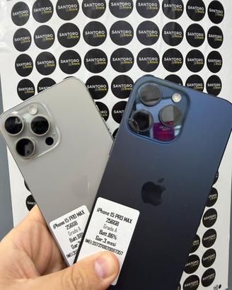 Iphone 15 pro max 256Gb titanium natural