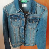 Giubbino di jeans bambina Benetton 
