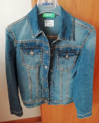 Giubbino di jeans bambina Benetton 