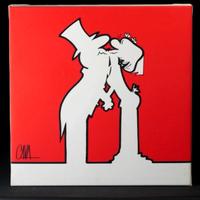 Cavandoli Quadro iconico 'MrLINEA Just Married' 40