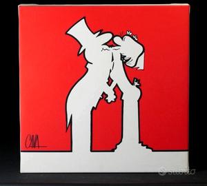 Cavandoli Quadro iconico 'MrLINEA Just Married' 40