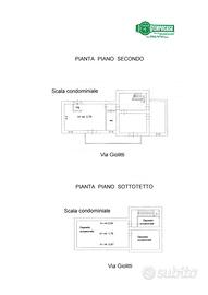 Ampio quadrilocale con mansarda in buono stato