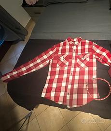 Skull leather camicia + laccio borsellino