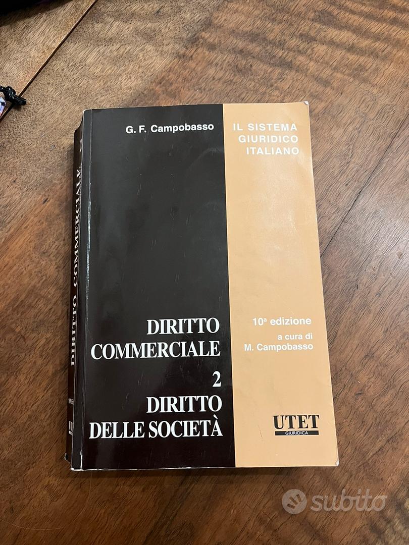 Campobasso diritto commerciale - Libri e Riviste In vendita a Firenze