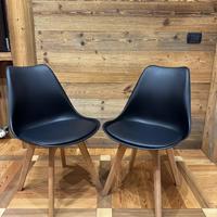 Sedie nere - legno