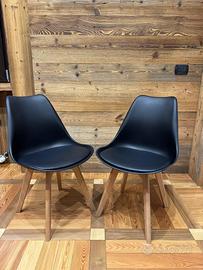 Sedie nere - legno