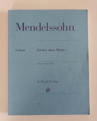 Spartiti per pianoforte di Mendelssohn
