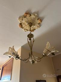 lampadario in decapé