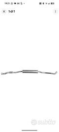 tubo centrale di scarico fiat panda 3 serie 