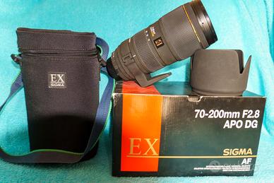 Sigma EX APO DG 70-200mm F2.8 HSM Baionetta Nikon