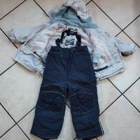 tuta da sci bambina tg. 98-104 