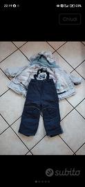 tuta da sci bambina tg. 98-104 