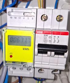 Contatore energia IME monofase conta kWh 2DIN
