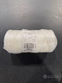 Lotto 4 bobine spago rafia bianco 300gr