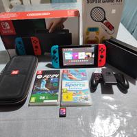 Nintendo Switch più giochi e accessori come nuova 