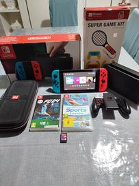 Nintendo Switch più giochi e accessori come nuova 