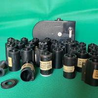 Bobinatrice pellicola 35mm +30 caricatori +tank