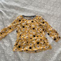 Camicia Intrend gialla con fiori