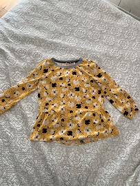 Camicia Intrend gialla con fiori