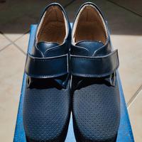 Scarpa chiusa sanaGens ~ colore blu 