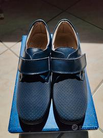 Scarpa chiusa sanaGens ~ colore blu 