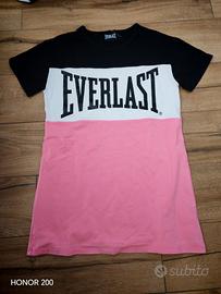 Abito rosa e nero Everlast tg M