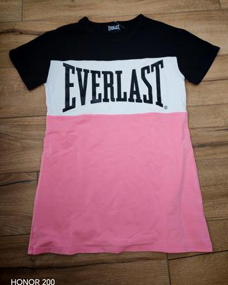 Abito rosa e nero Everlast tg M