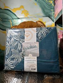 Completo letto matrimoniale Emporio 100% cotone
