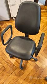 10 Sedie a rotelle da ufficio USATE