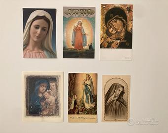 Stock lotto 6 santini Madonna Maria vintage misti