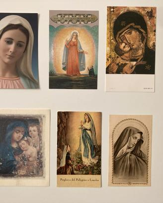 Stock lotto 6 santini Madonna Maria vintage misti