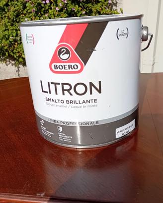 VERNICE  latta da 2,5 litri colore verde persiana