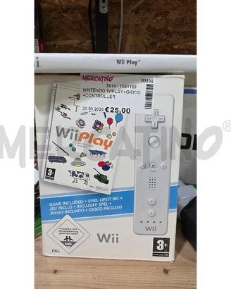 NINTENDO WIPLAY+GIOCO+CONTROLLER