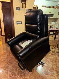 Poltrona elettrica in ecopelle