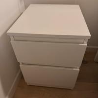 Cassettiera / comodino MALM ikea ( 2 cassetti)
