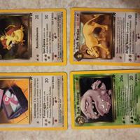 11 carte pokemon team Rocket