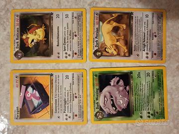 11 carte pokemon team Rocket