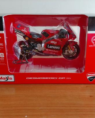 Modellino 1:18 Ducati Lenovo Desmosedici GP 2024