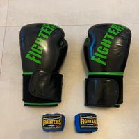 Guantoni boxe Fighter con fasce incluse