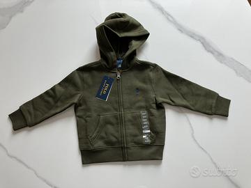 Felpa verde RALPH LAUREN NUOVA