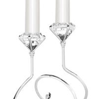 Candelabro porta candele solitario 2 fiamme