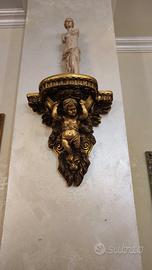 mensole /virgole in legno in stile.