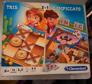 Gioco di società “impiccato e tris”