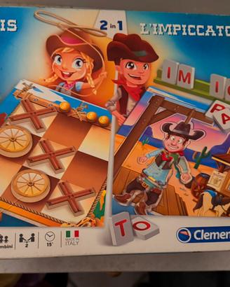 Gioco di società “impiccato e tris”