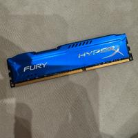 RAM HyperX Fury DDR3 8GB 1600MHz CL10