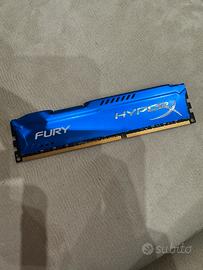 RAM HyperX Fury DDR3 8GB 1600MHz CL10