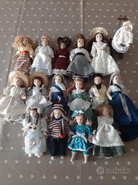 Piccole Bamboline di Porcellana De Agostini  Nuove