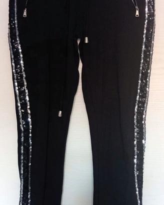 Pantalone con paillettes Kikisix