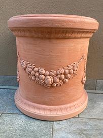Vaso effetto terracotta leggero e resistente