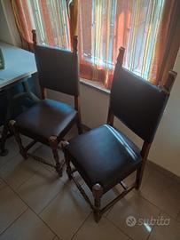 coppia sedie vintage per arredo ufficio